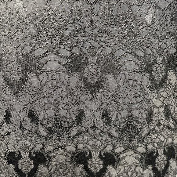 JF J.Ferrar Slim Fit 36 Regular Black Jacquard Tuxedo Blazer - Picture 2 of 8